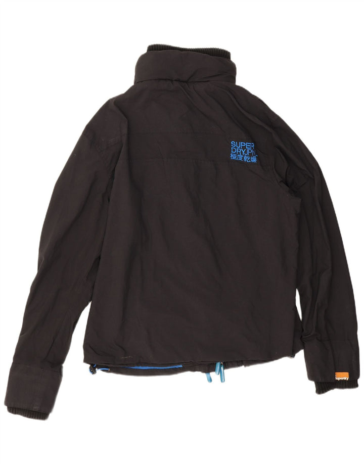 Superdry Herre The Windcheater Windbreaker Jacket UK 44 2XL Sort Nylon