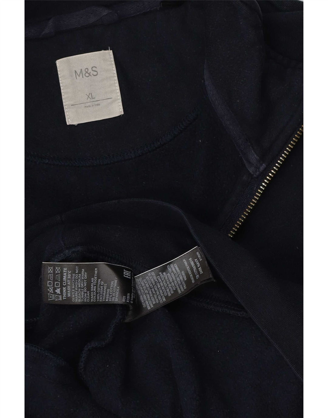 Marks & Spencer Træningsdragt til mænd Topjakke XL Navyblå bomuld