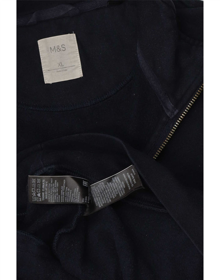 Marks & Spencer Træningsdragt til mænd Topjakke XL Navyblå bomuld