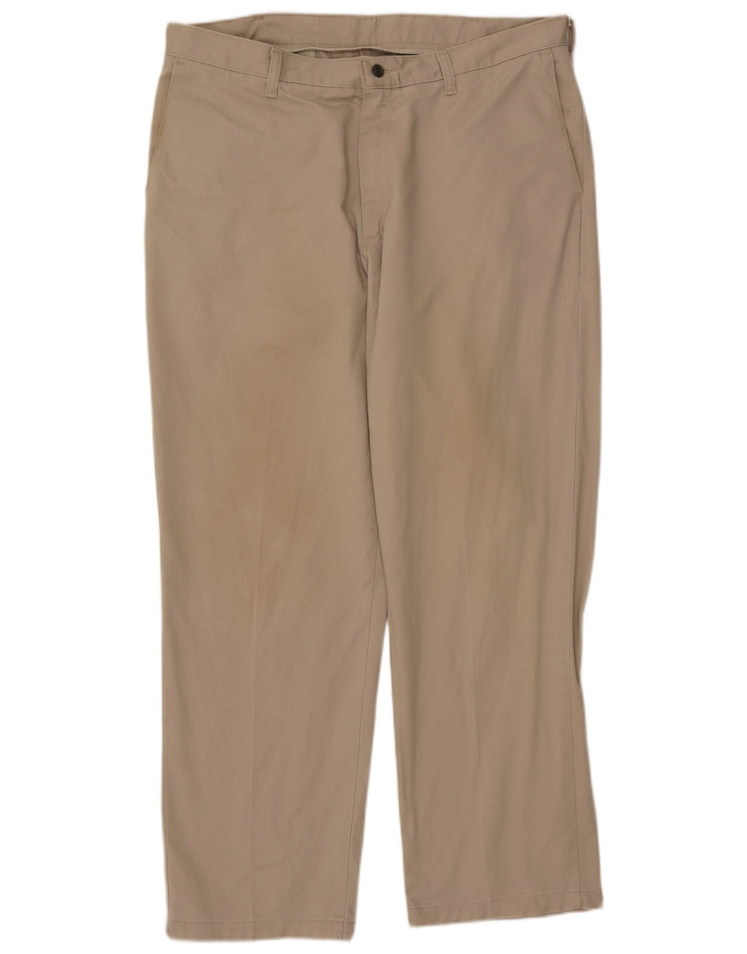 LEE Straight Chino Bukser til mænd W38 L30 Beige Bomuld