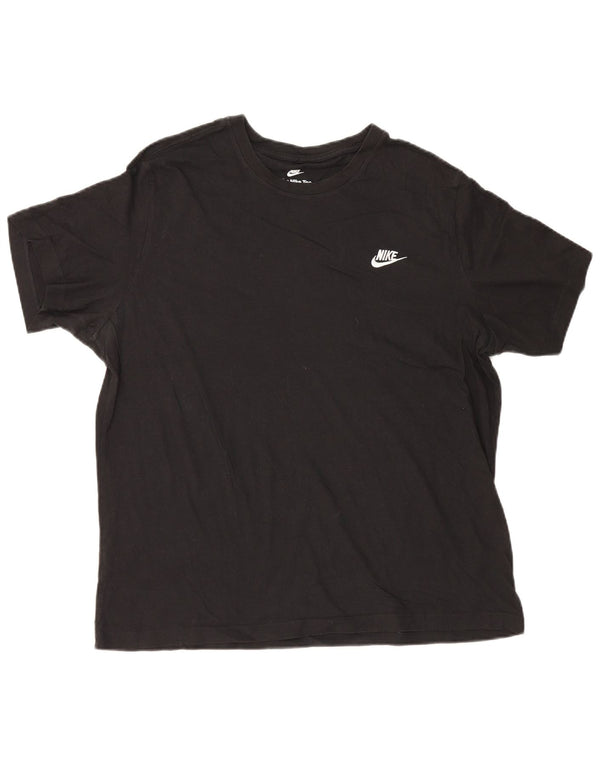 Nike T-shirt top til mænd XL sort bomuld