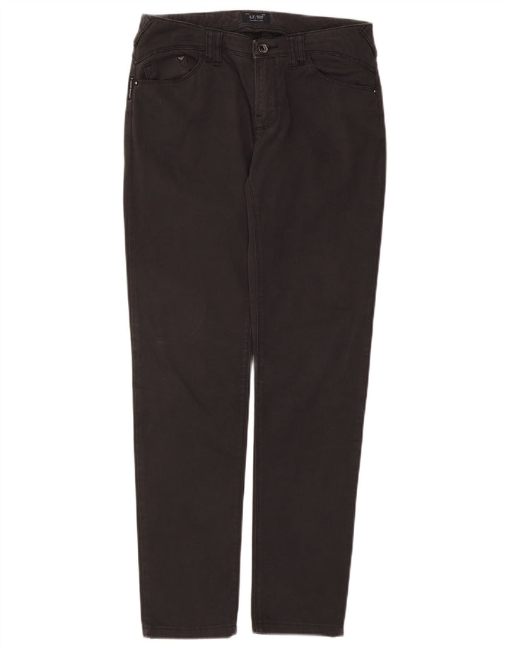 Armani Kvinders Slim Jeans W28 L28 Sort Bomuld