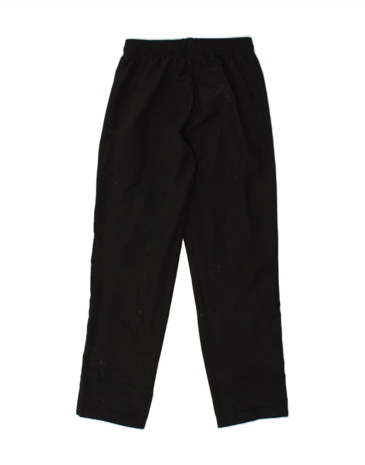 ADIDAS Boys Graphic Tracksuit Trousers 9-10 Years Black Polyester | Vintage Adidas | Thrift | Second-Hand Adidas | Used Clothing | Messina Hembry 