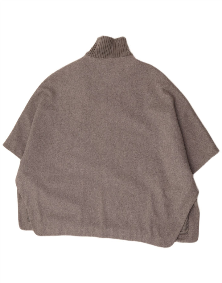 Dkny Dame Cape Coat UK 6 XS Grå Uld