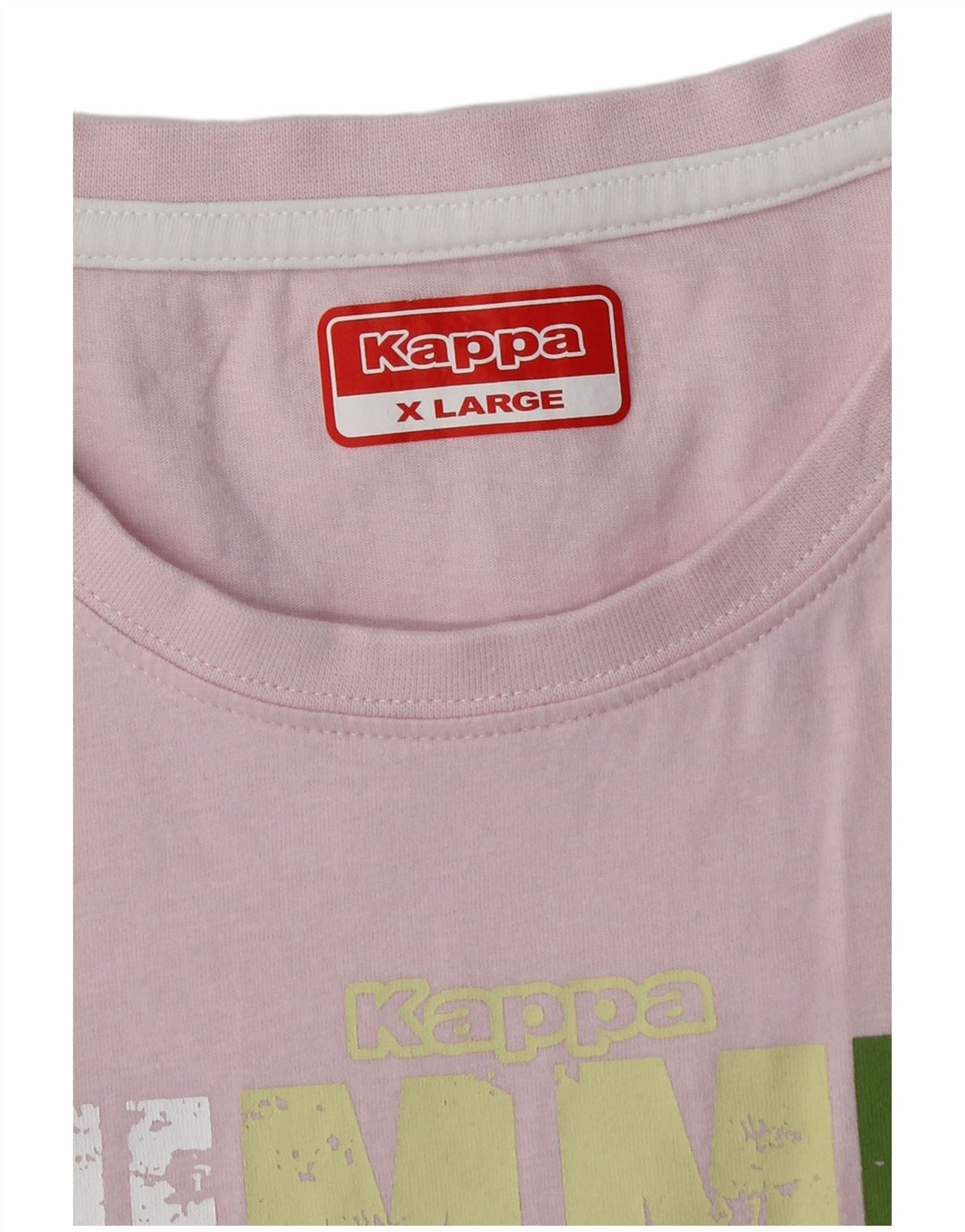 Kappa Grafisk T-shirt top til kvinder UK 18 XL Lilla