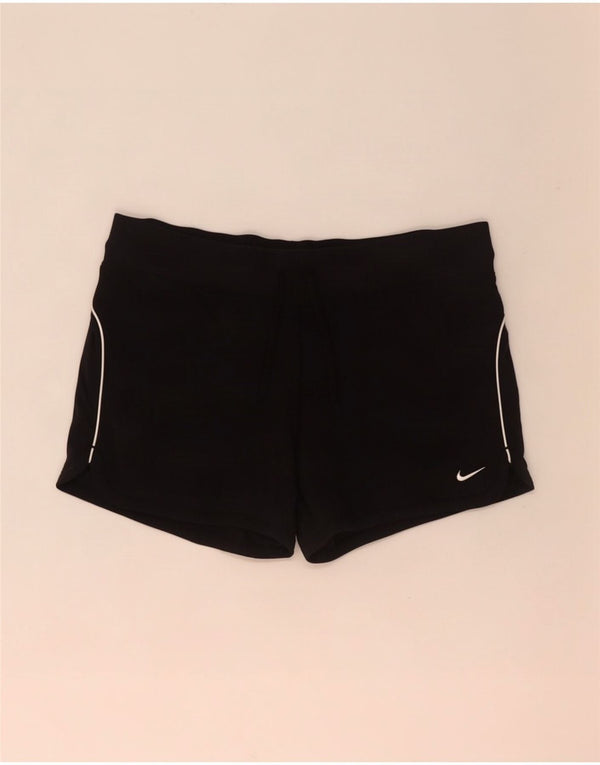 Nike sportsshorts til kvinder UK 10/12 medium sort nylon