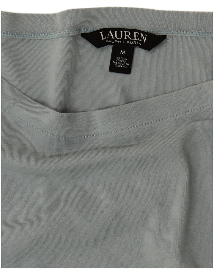 Ralph Lauren Dame Top 3/4 ærmer UK 12 Medium Grå