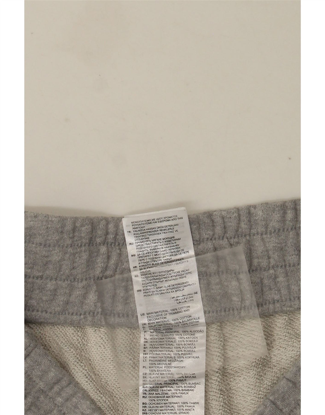 Adidas Sportshorts til mænd, store grå flækkede bomuld