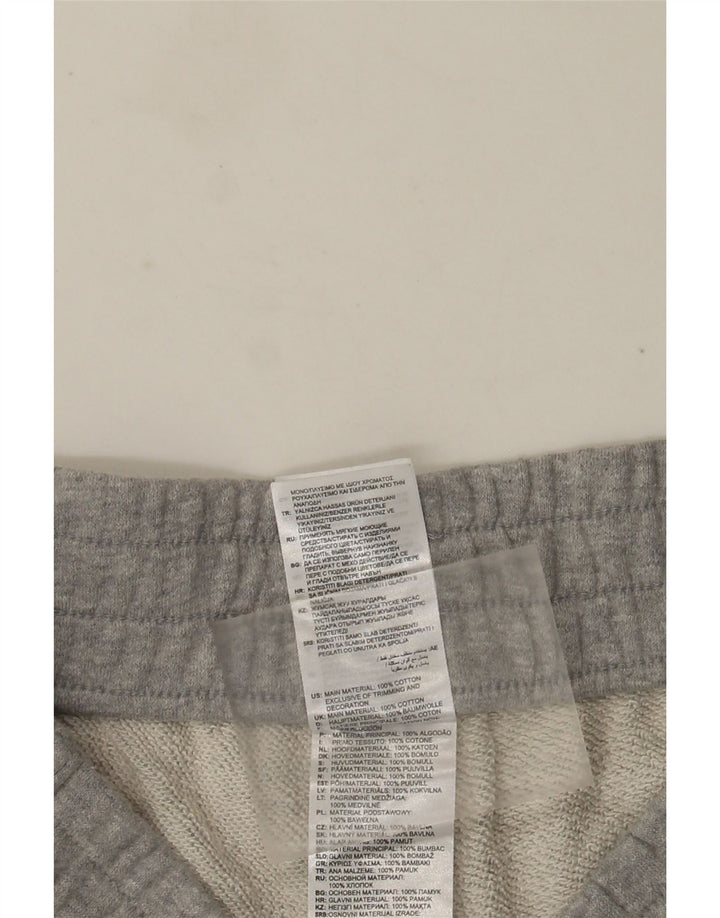 Adidas Sportshorts til mænd, store grå flækkede bomuld