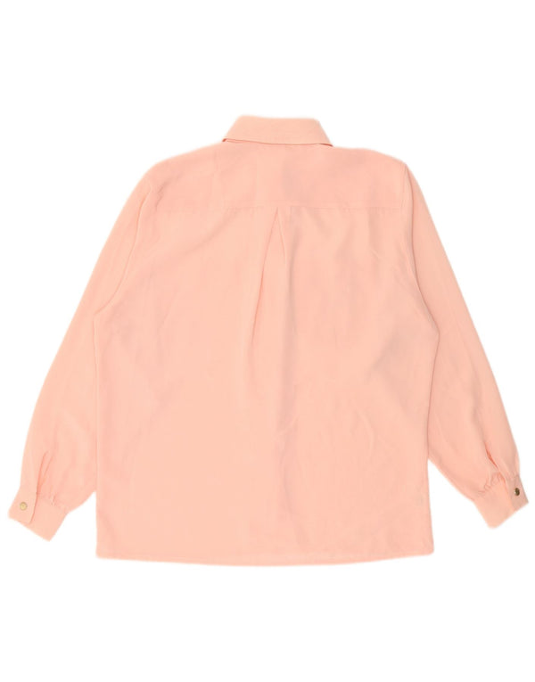Renato Balestra Dame Oversized skjorte bluse IT 42 Medium Pink Polyester
