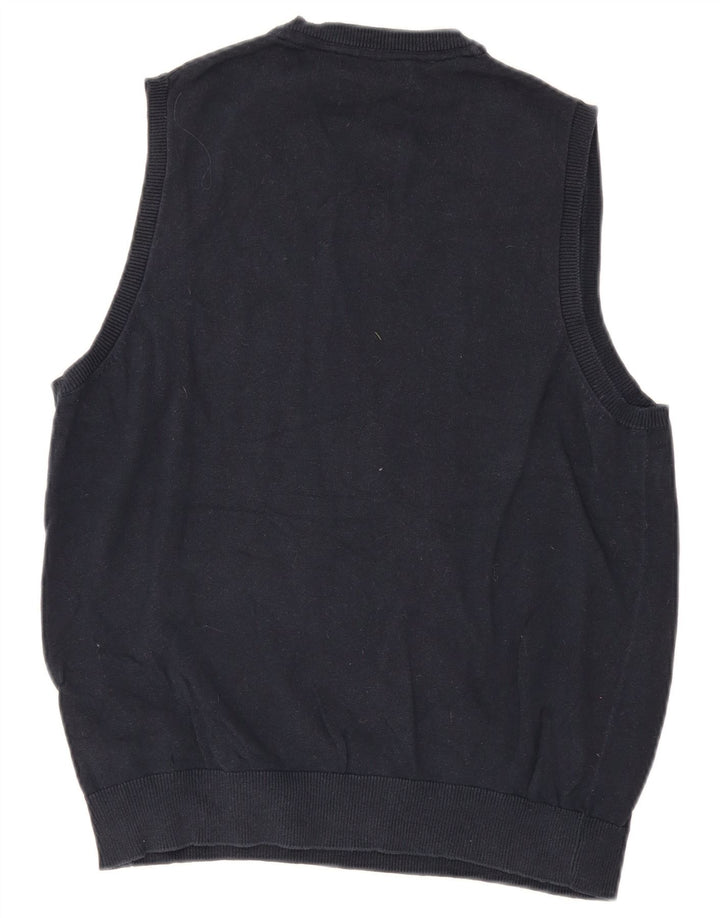 Marks & Spencer Herrevest Tank Top Medium Navyblå Bomuld