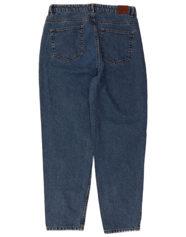 Zara Dame Trafaluc Højtaljede tilspidsede Jeans EU 42 Large W32 L28 Blå