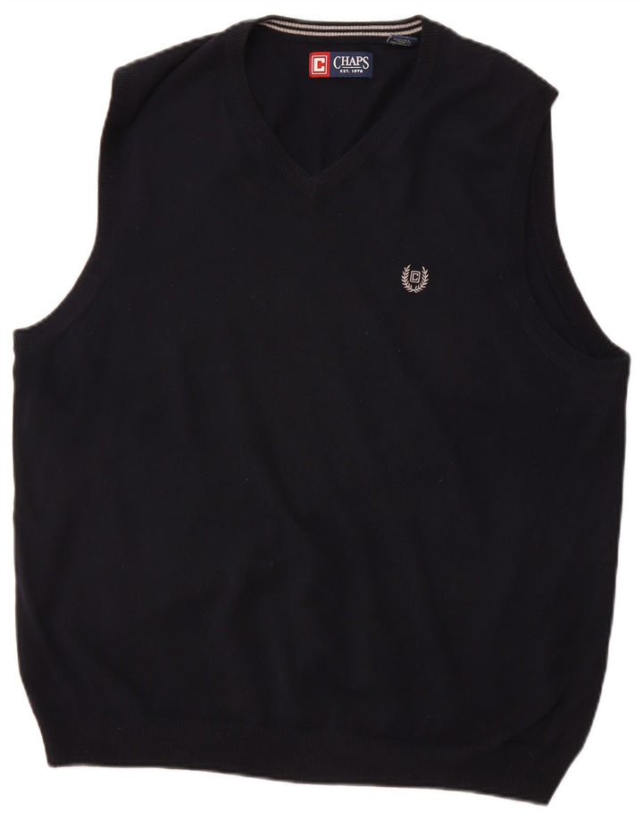 CHAPS Herrevest Tank Top Stor Marineblå Bomuld