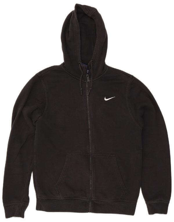 Nike Hættetrøje med lynlås til mænd, lille sort bomuld