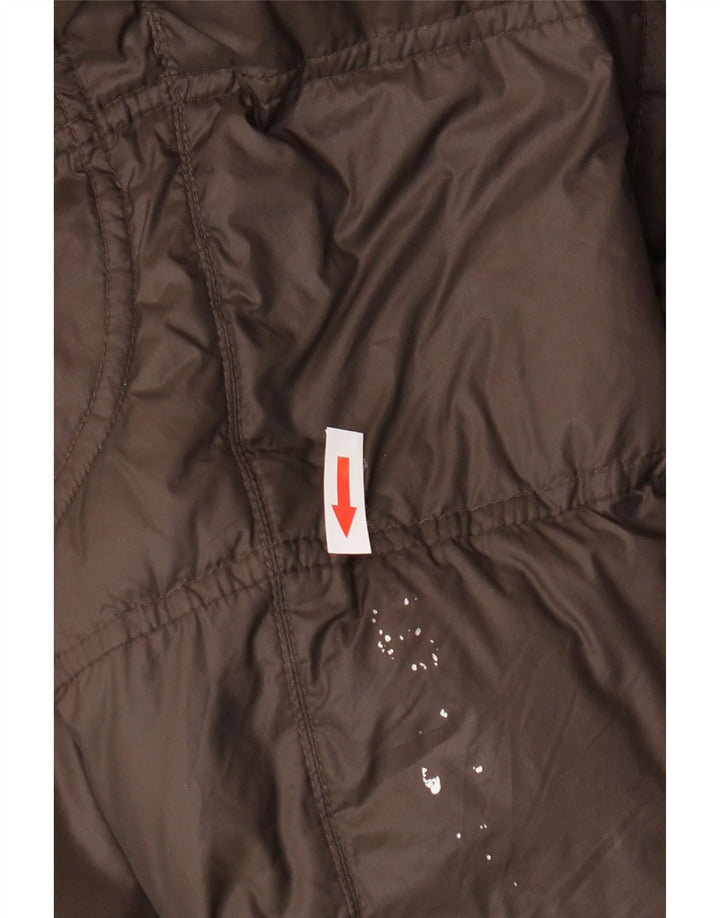 Brema Herre hættepolstret jakke IT 52 XL Brun nylon