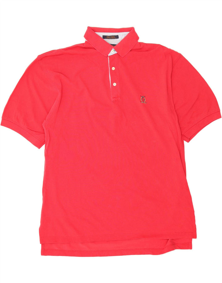 TOMMY HILFIGER Mens Polo Shirt Large Red Vintage Tommy Hilfiger and Second-Hand Tommy Hilfiger from Messina Hembry 