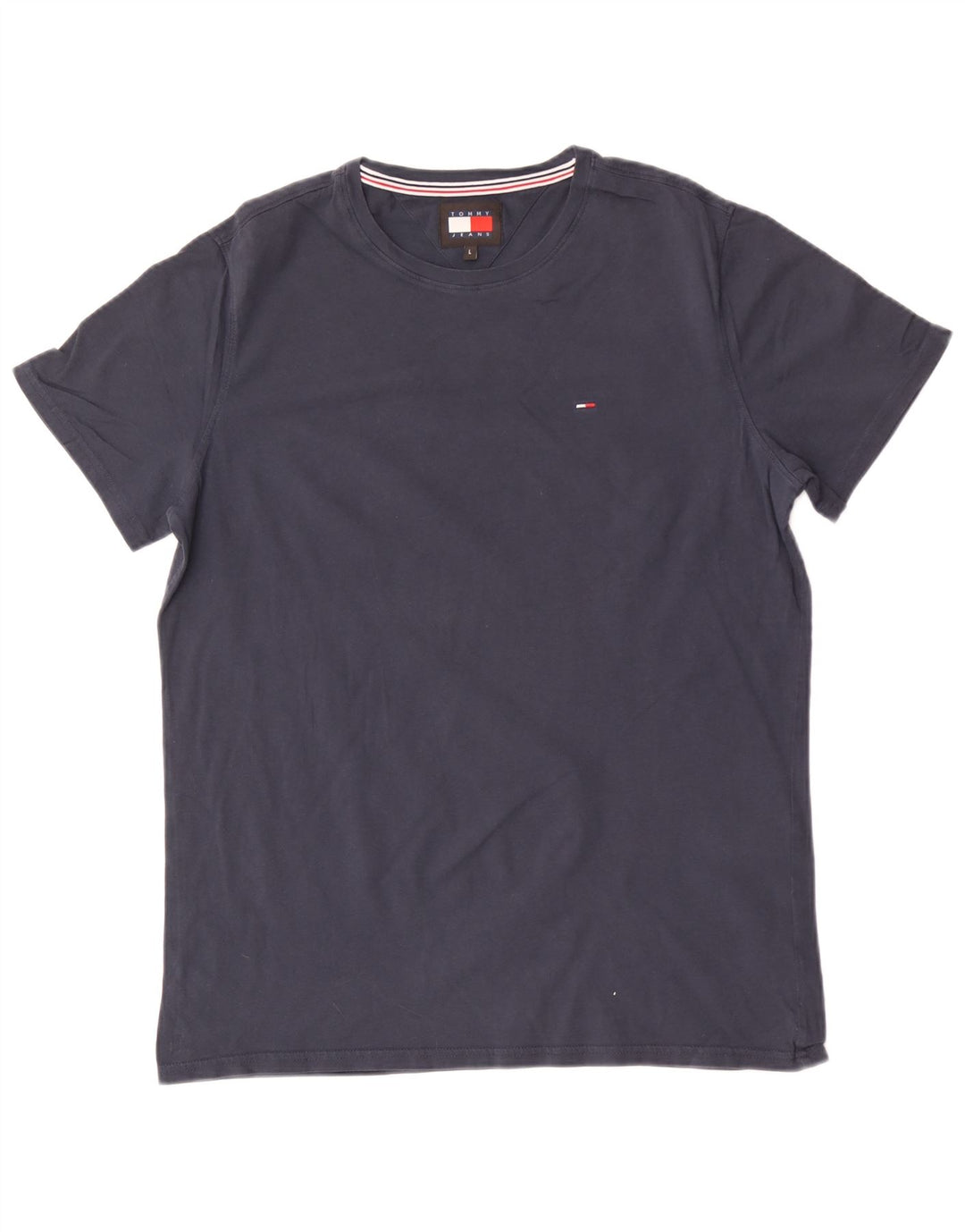 Tommy Hilfiger Herre T-Shirt Top Stor Marineblå