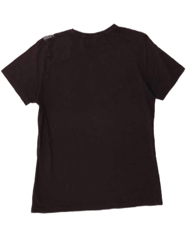 PUMA Mens T-Shirt Top Medium Black Cotton Vintage Puma and Second-Hand Puma from Messina Hembry 