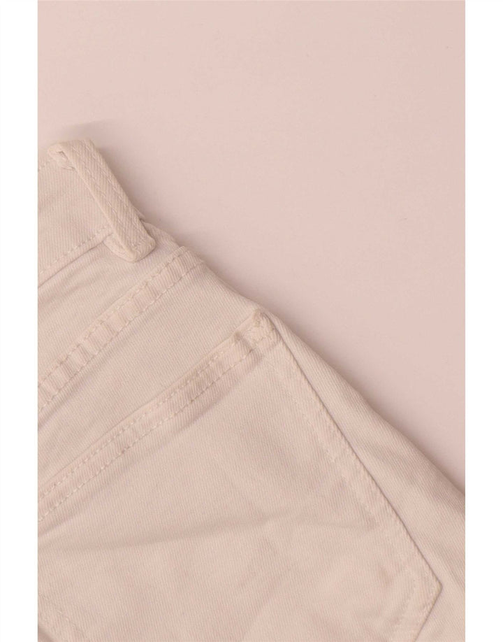 Zara Dame Flared Jeans EU 36 W26 L24 Hvid Bomuld
