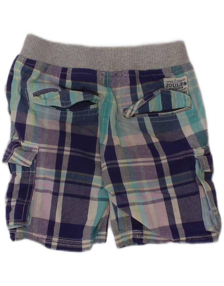 Joules Pige Cargo Shorts 2-3 år W20 Flerfarvet tern