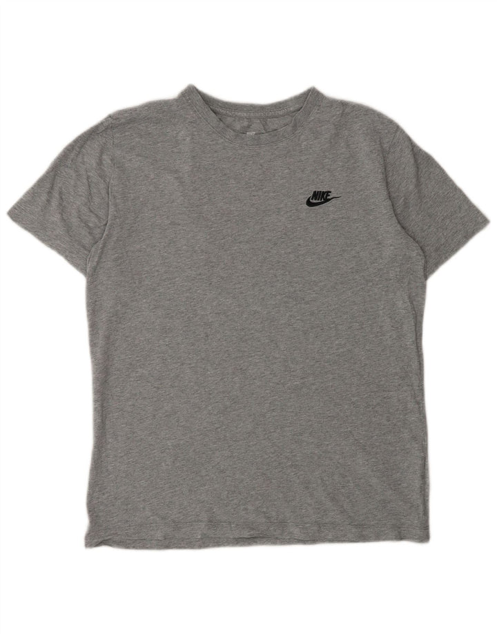 Nike herre T-shirt top lille grå bomuld