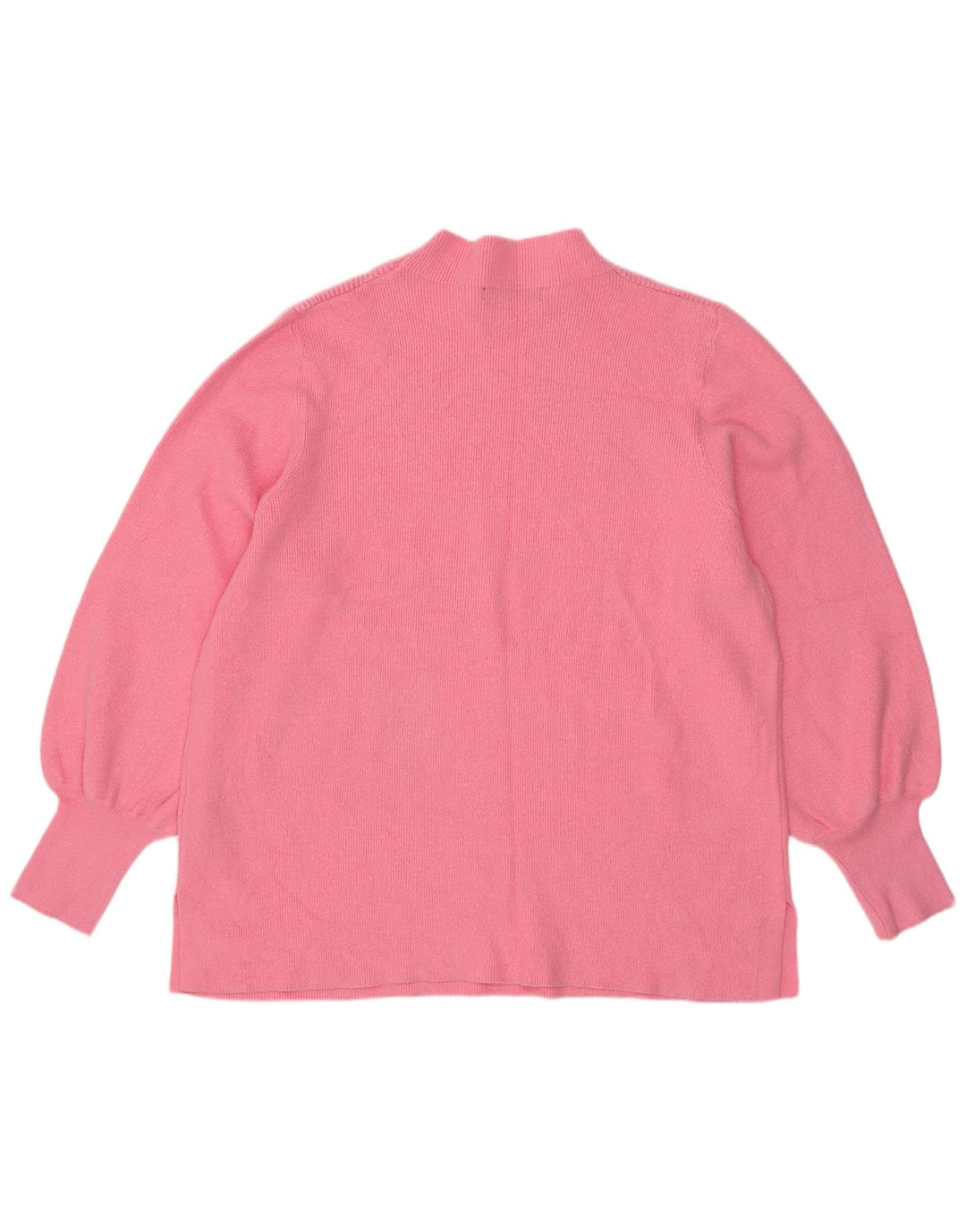 Marks & Spencer Dame Turtle Neck Jumper Sweater UK 16 Large Pink Viscose
