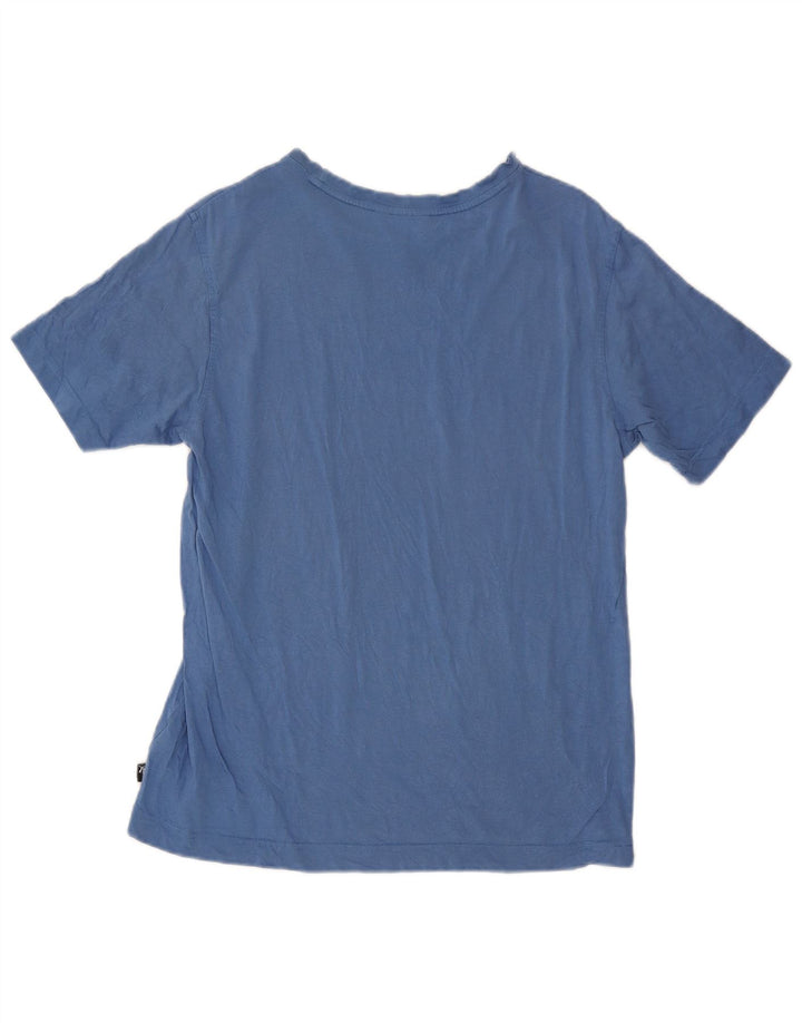 Puma Herre Grafisk T-Shirt Top Medium Blue