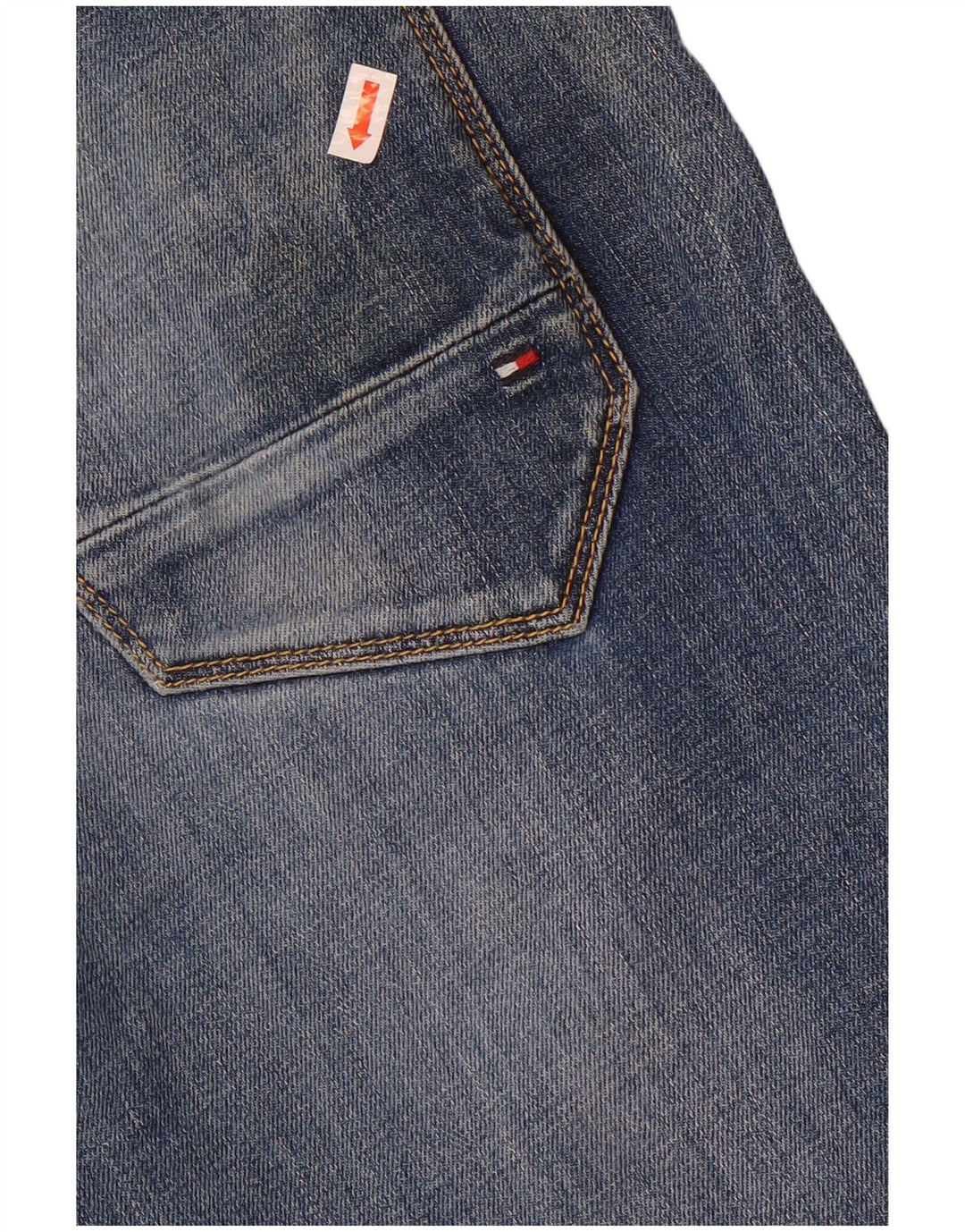 Tommy Hilfiger Herre Straight Jeans W33 L32 Blå Bomuld