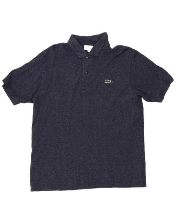 Lacoste Herre Classic Fit Polo Shirt Størrelse 5 Large Marineblå Bomuld