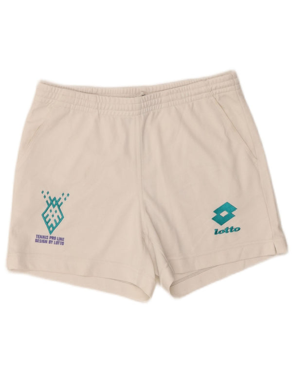 Lotto Herre grafiske sportsshorts Medium hvid polyester