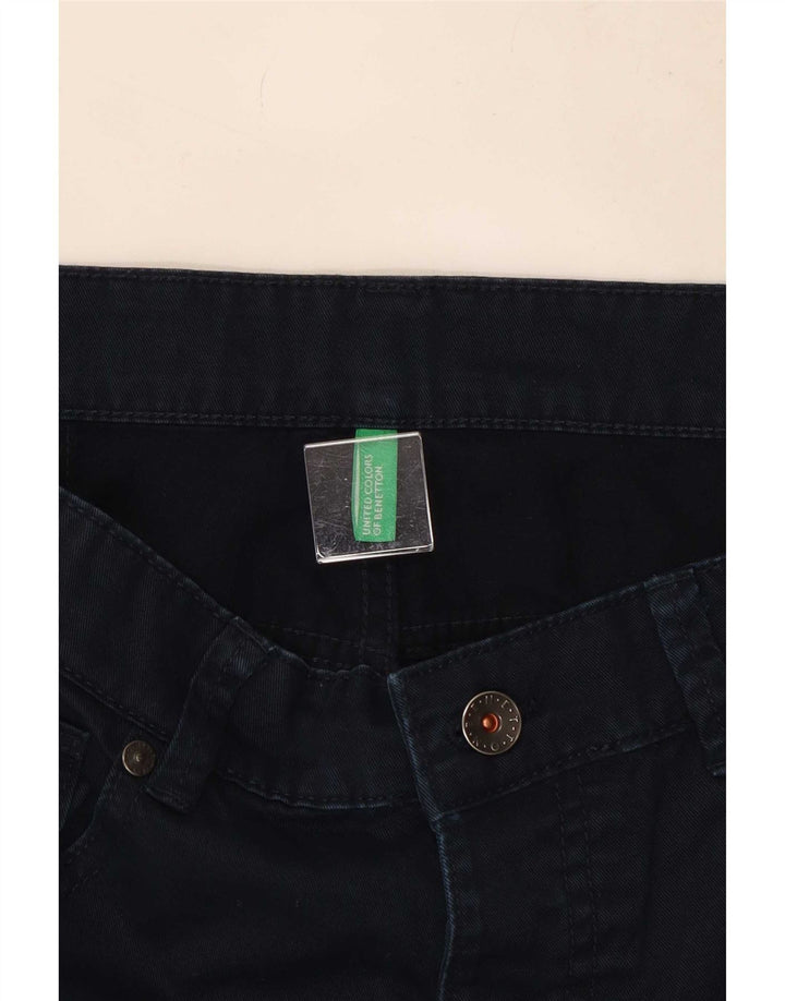 Benetton Herre Slim Jeans W34 L32 Marineblå