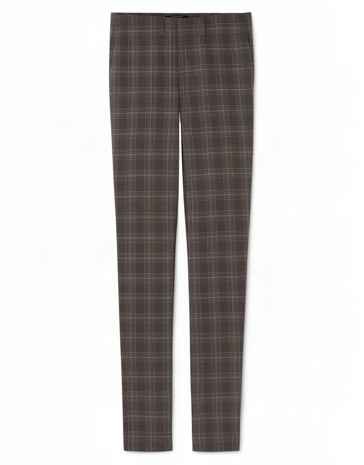 Zara Womens Leggings UK 14 Medium Grey Houndstooth Viscose