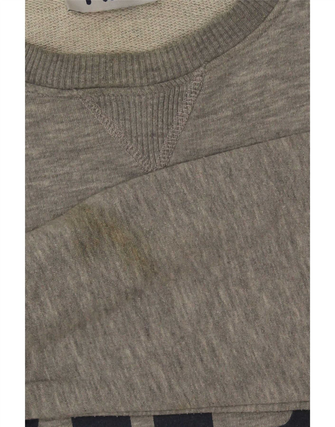 Fila Herre Grafisk Sweatshirt Jumper Lille Grå Flecked Bomuld