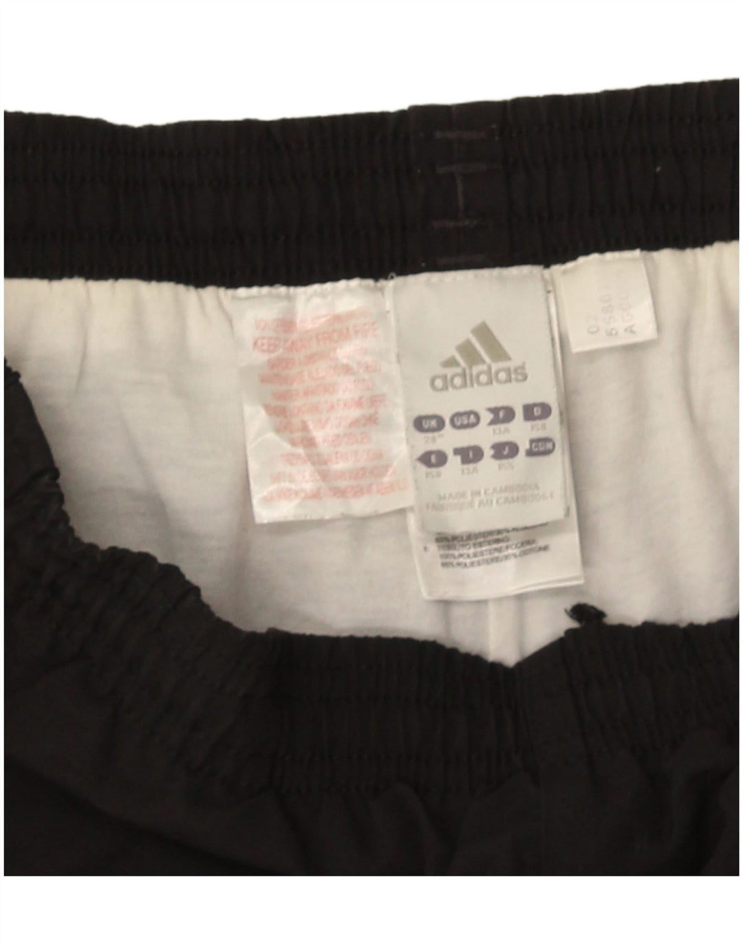 Adidas Drenge Træningsdragt Bukser Joggers 12-13 År Sort Polyester