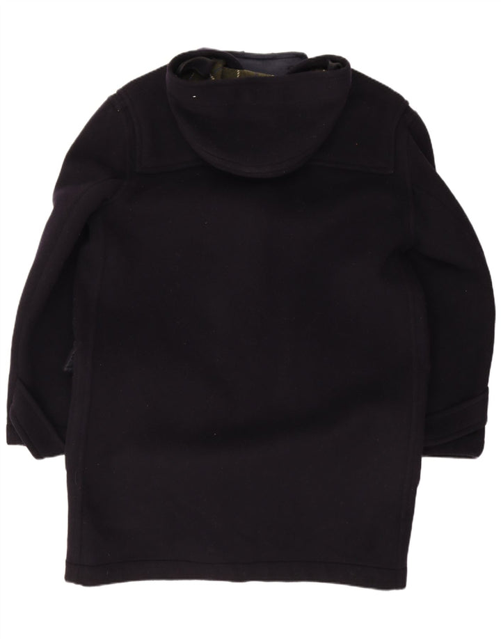 Vintage Herre Hooded Duffel Coat UK 40 Large Navy Blue