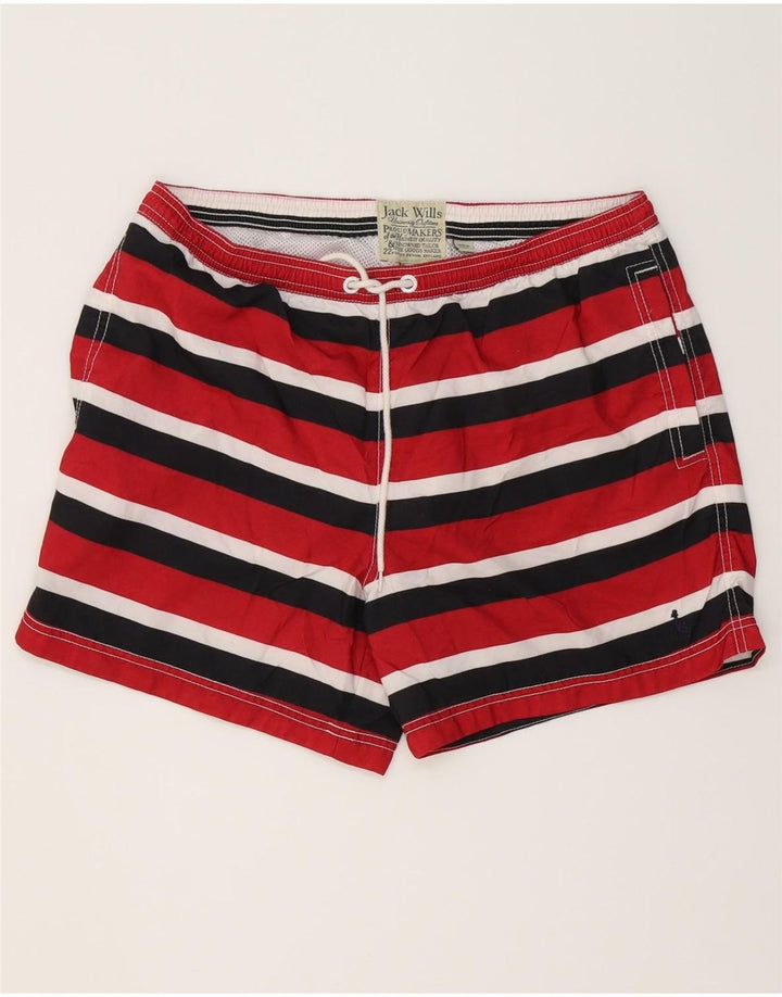 JACK WILLS Badeshorts til mænd Store rødstribede polyester