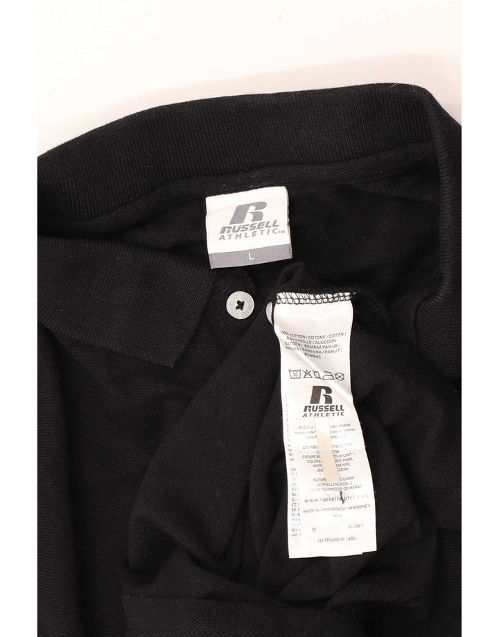 Russell Athletic Herre poloshirt Stor sort bomuld