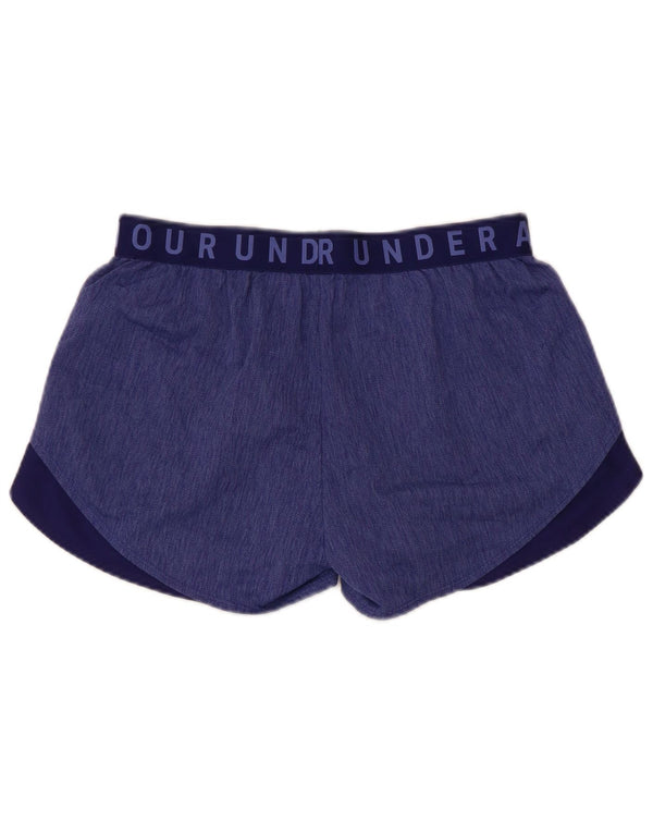 Under Armour Grafiske sportsshorts til kvinder Medium Blue Colourblock Polyester