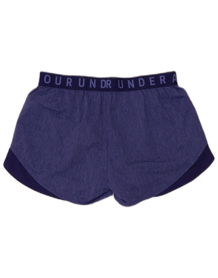 Under Armour Grafiske sportsshorts til kvinder Medium Blue Colourblock Polyester