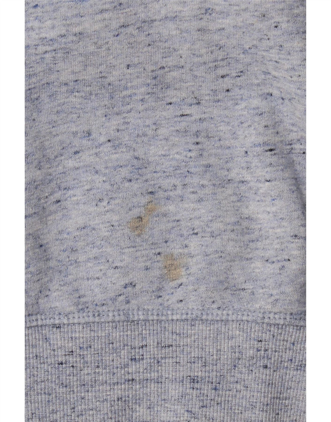 SUPERDRY Sweatshirt med lynlås til kvinder UK 12 Medium Blue Flecked