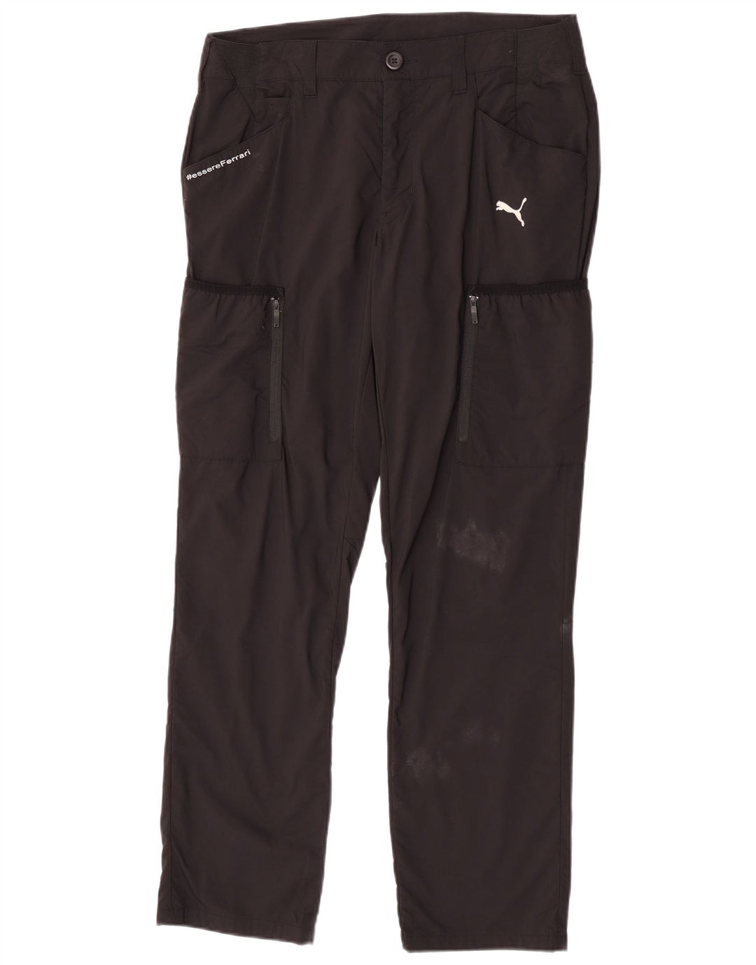 Puma Herre Ferrari Straight Cargo Bukser W34 L32 Sort Polyamid