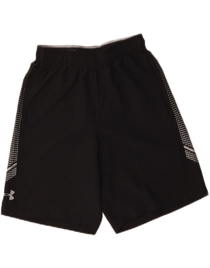 UNDER ARMOUR Herre Heat Gear Sports Shorts Små sorte plettet polyester
