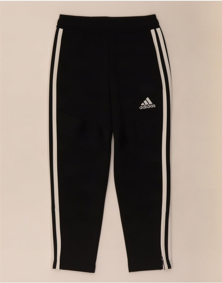 Adidas drenge træningsdragt bukser 5-6 år sort polyester