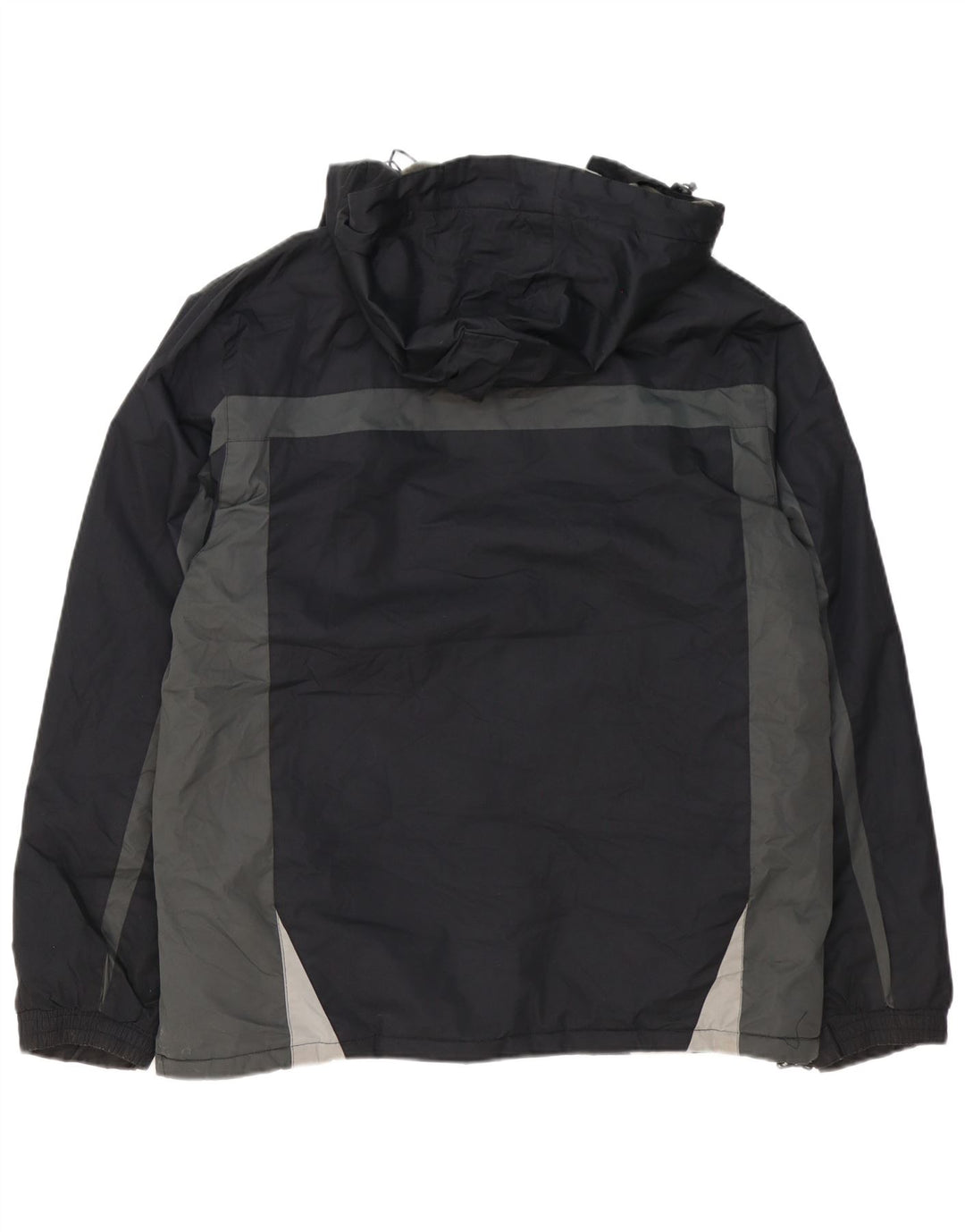 Mountain Warehouse Herre Windbreaker Jacket UK 40 Large Black Colourblock