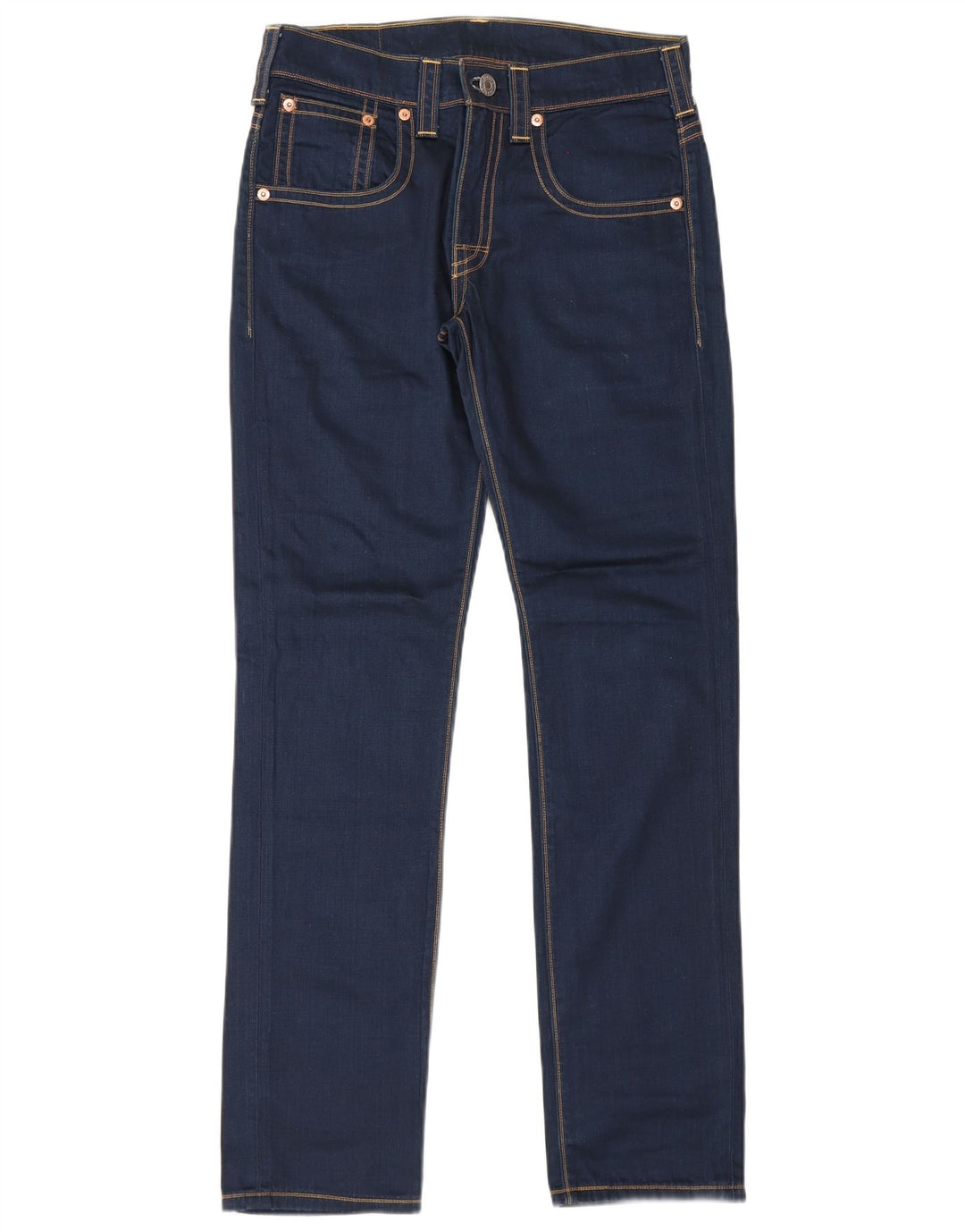 Levi's Herre 511 Slim Jeans W32 L34 Marineblå Bomuld