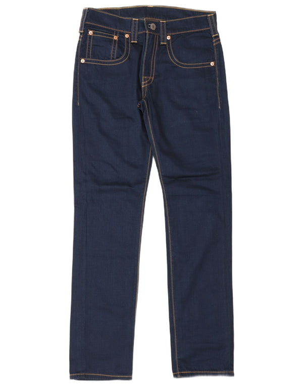 Levi's Herre 511 Slim Jeans W32 L34 Marineblå Bomuld