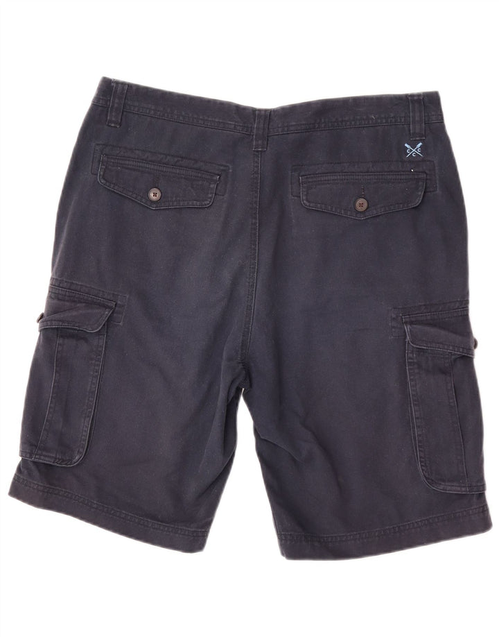 Besætningstøj Herre Cargo Shorts W34 Large Navy Blue Bomuld