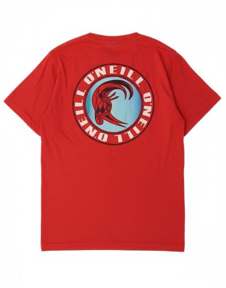 O'NEILL Mens Modern Fit Graphic T-Shirt Top Small Red Cotton Vintage O'Neill and Second-Hand O'Neill from Messina Hembry 