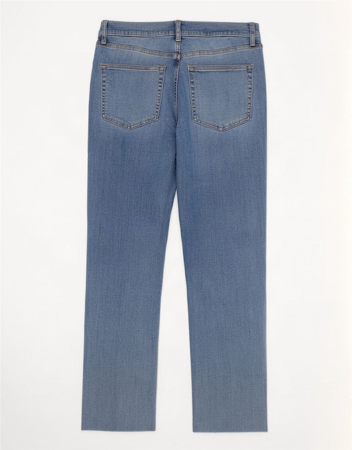 Zara Dame Straight Jeans EU 40 Medium W30 L27 Blå