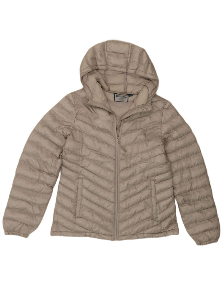 Mountain Warehouse Dame hættejakke UK 12 Medium Beige Polyester